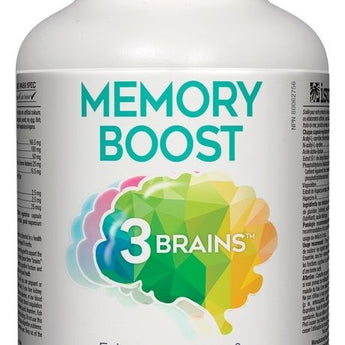3 Brains Memory Boost 120 Veggie Caps - 3051
