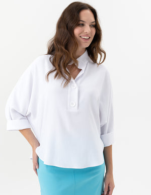 Open image in slideshow, Dual Button Detail Blouse
