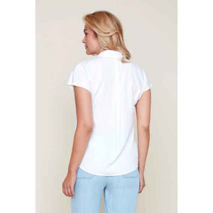 Short Sleeve Tencel Blouse