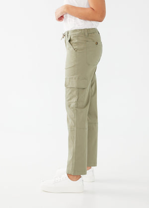 Pull-On Cargo Wide Ankle Tencel Pants