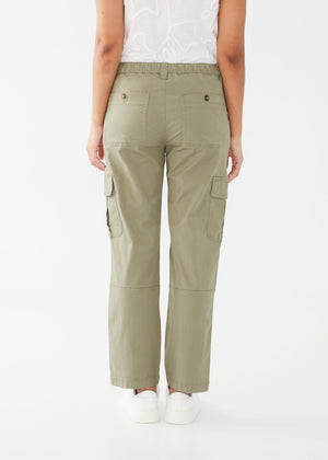 Pull-On Cargo Wide Ankle Tencel Pants