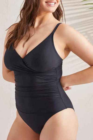 Open image in slideshow, Wrap Front One-Piece Swimsuit
