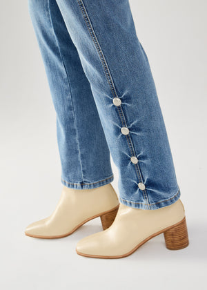 Suzanne Studded Ankle Jean