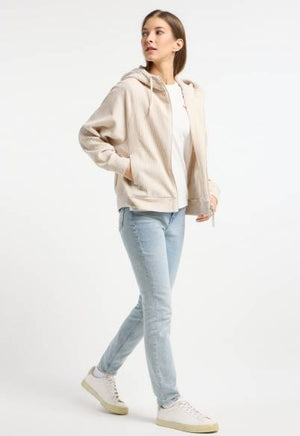 Corduly Zip-up Sweater