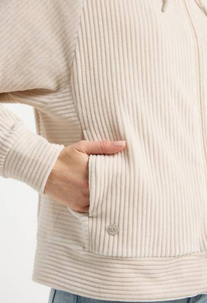 Corduly Zip-up Sweater