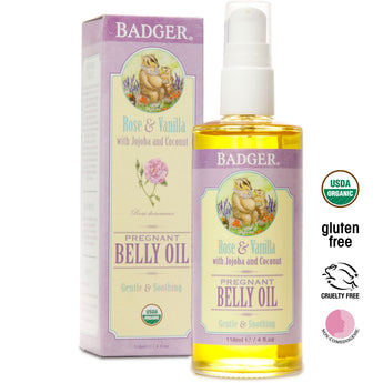 Badger Belly Oil Rose & Vanilla