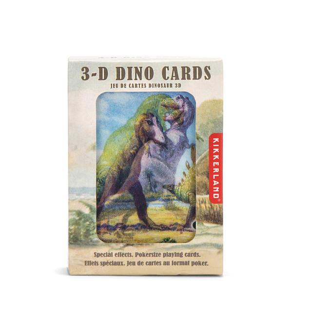 Card Deck 3-D Dinosaur - Kikkerland