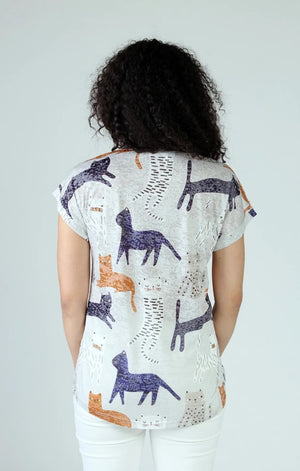 Short Sleeve Cat Top