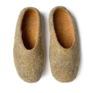 Clay Wool Felted Women's Slipper