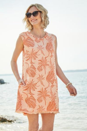 Open image in slideshow, Linen Print Dress
