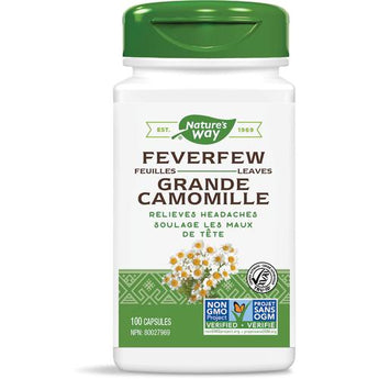 Nature's Way Feverfew Leaves 100 capsules