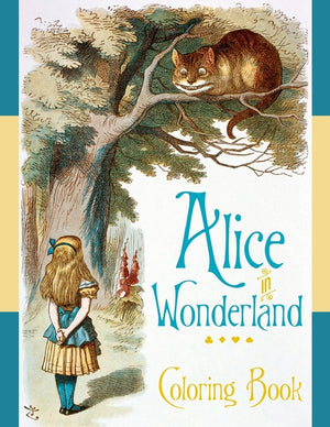 Open image in slideshow, Alice in wonderland coloring book
