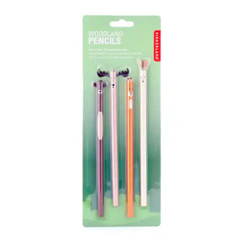 Woodland Animal Pencils 4 Pack